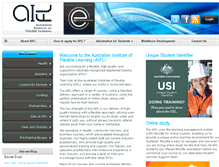 Tablet Screenshot of aifl.edu.au
